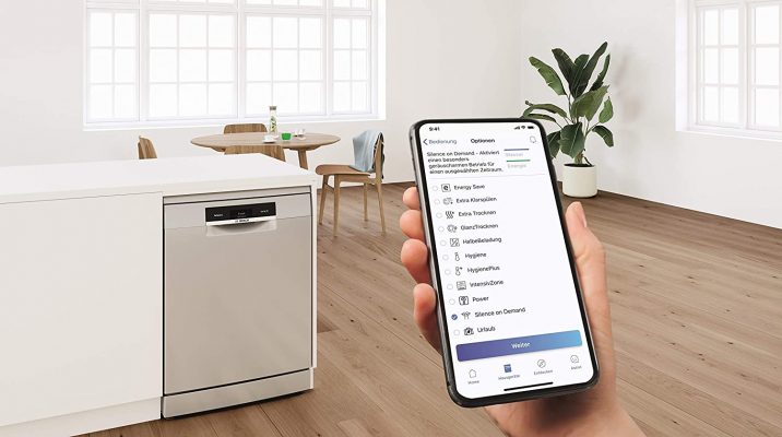 Điều khiển máy thông qua ứng dụng HomeConnect.